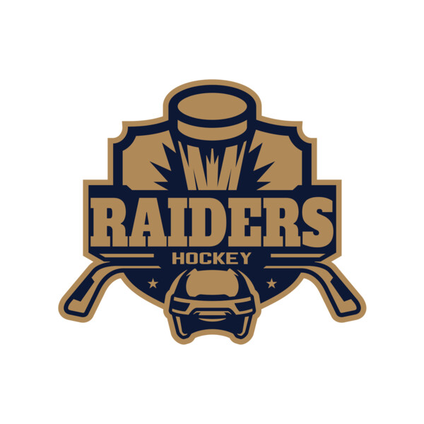 Raiders Hockey logo template Thumbnail